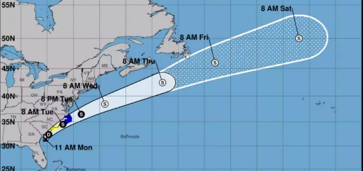 热带风暴厄马很快形成 专家对北卡罗来纳州离岛发警告_图1-4