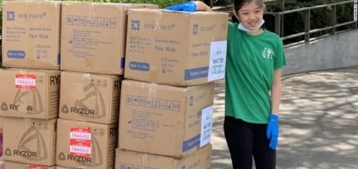 厲害了!這個15歲華裔女孩震驚全網，眾籌為醫護送1萬口罩！