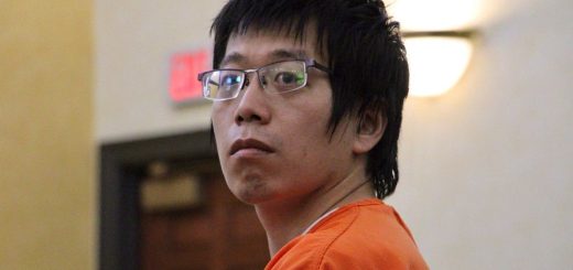 Tailei Qi, the graduate student suspected in the fatal shooting of a University of North Carolina at Chapel Hill faculty member, makes his first appearance at the Orange County Courthouse in Hillsborough, N.C., Tuesday, Aug. 29, 2023. Qi has been charged by the UNC Police Department with first-degree murder and possession of a weapon on educational property, both felony charges. (AP Photo/Hannah Schoenbaum)