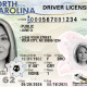 Image of the new NC Driver's License, ID Card which will be issued starting in June. (Photo Credit: NC DMV)